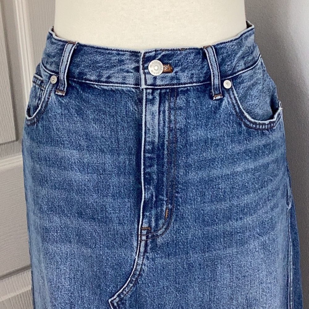Madewell The Rilee Denim Midi Skirt - Picture 6 of 9